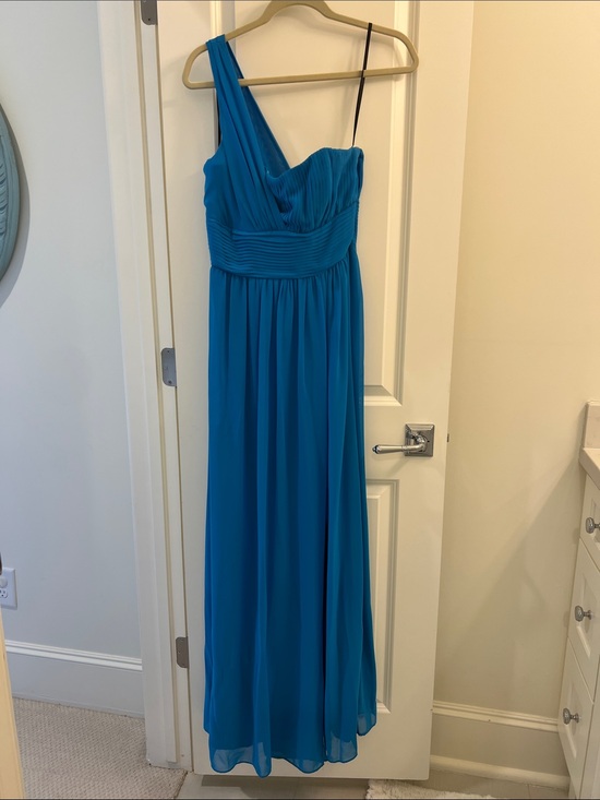 Laundry By Shelli Segal Dresses & Skirts - Laundry By Shelli Segal One-Shoulder Teal Dress